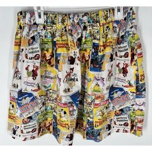 Handmade Women Disney Vintage Movie Mini Skirt M Pull On Twee Unique Kitsch Mod